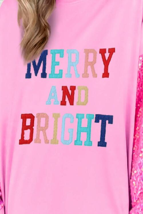 Merry And Bright Sequin Top - $42
