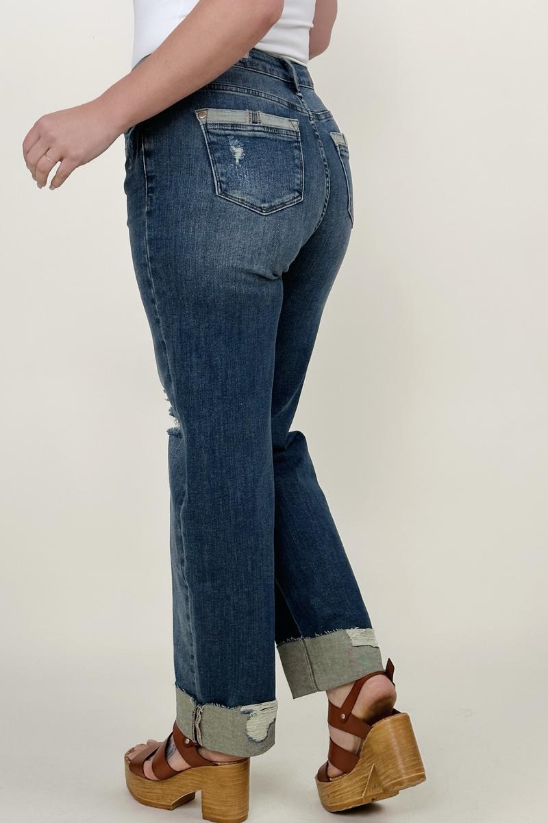 Judy Blue Mid-Rise Dad Jeans - $59