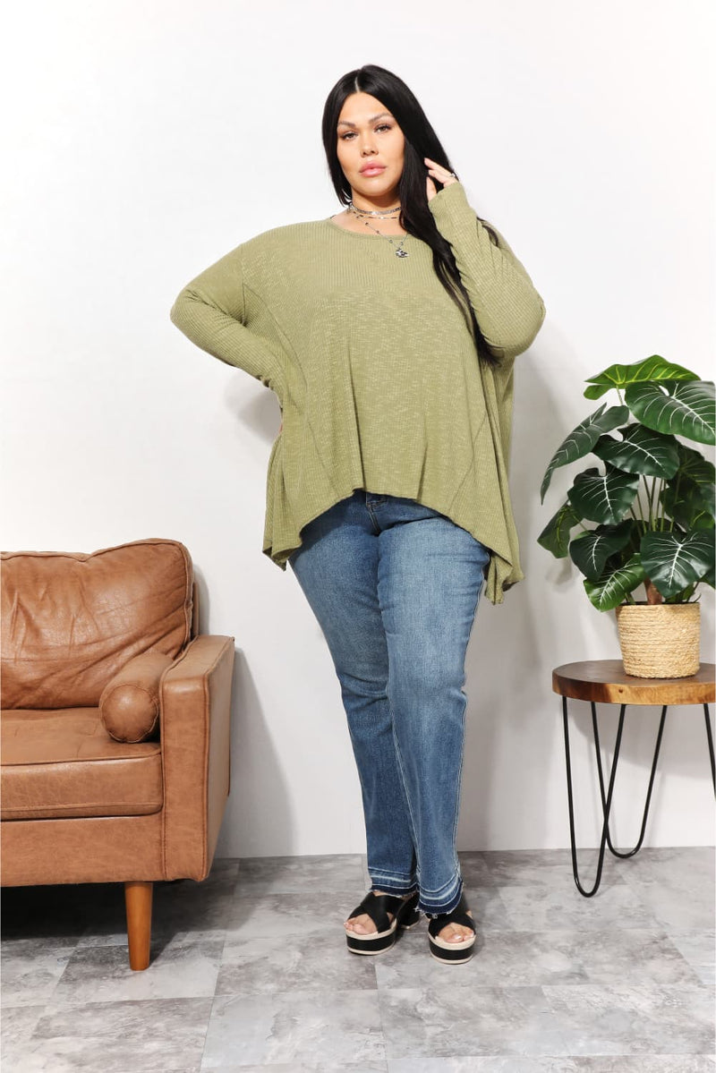 Leah Oversized  Layering Top