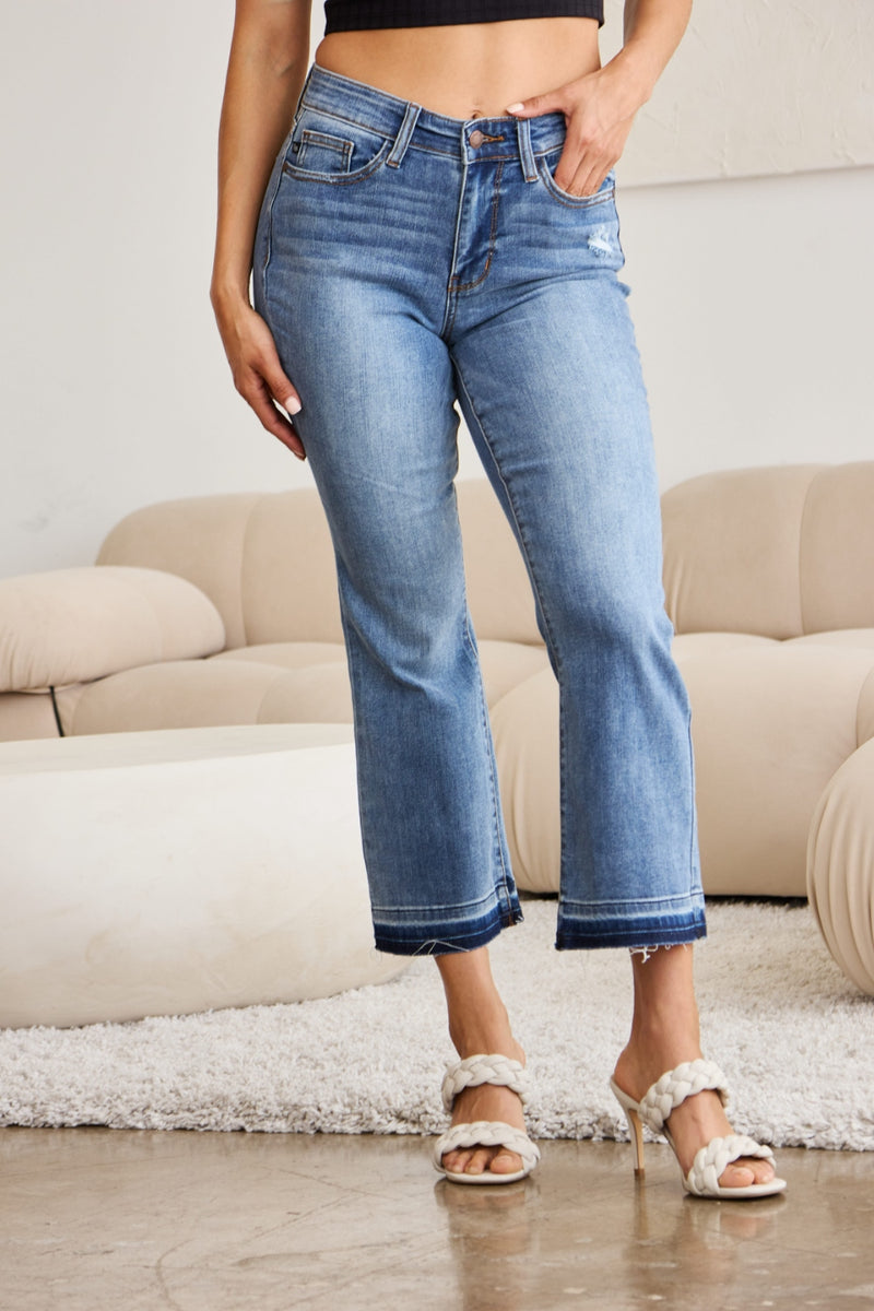 Judy Blue Remi Cropped Bootcut Jeans