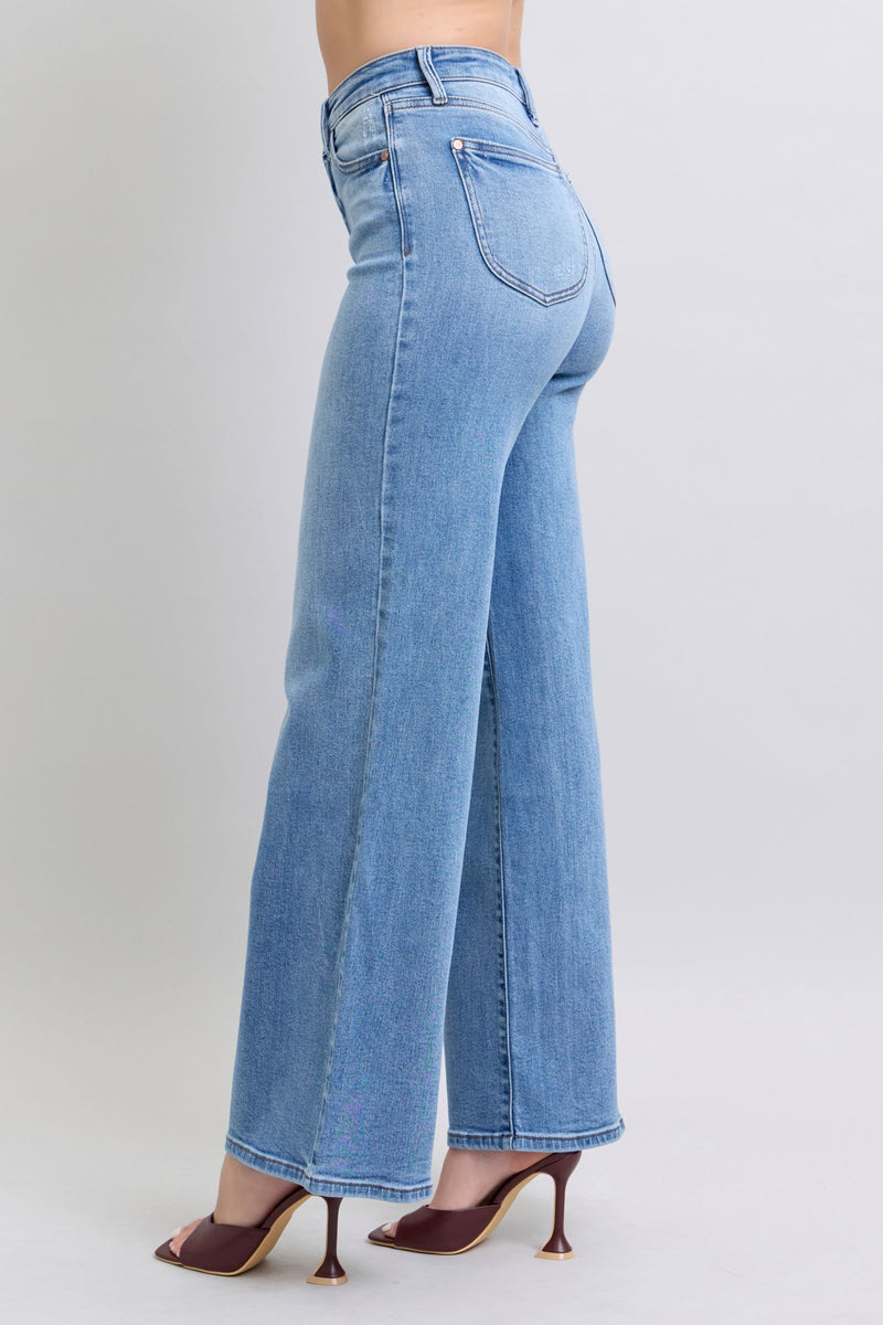 Hazel Wide Leg Judy Blue Jeans