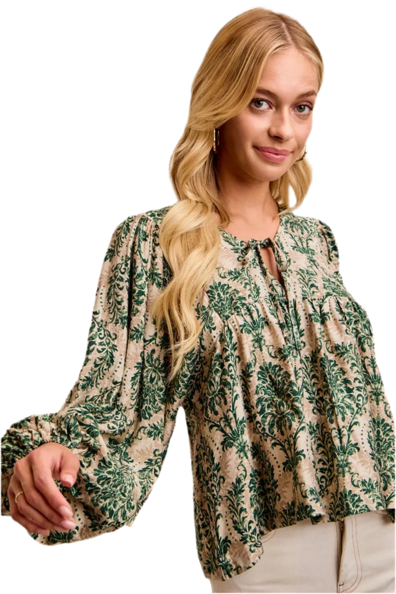 Lara Front Tied Blouse