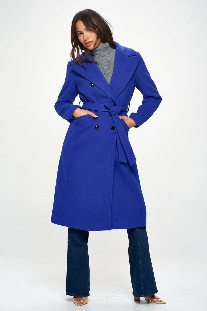 Longline Double Breasted Coat