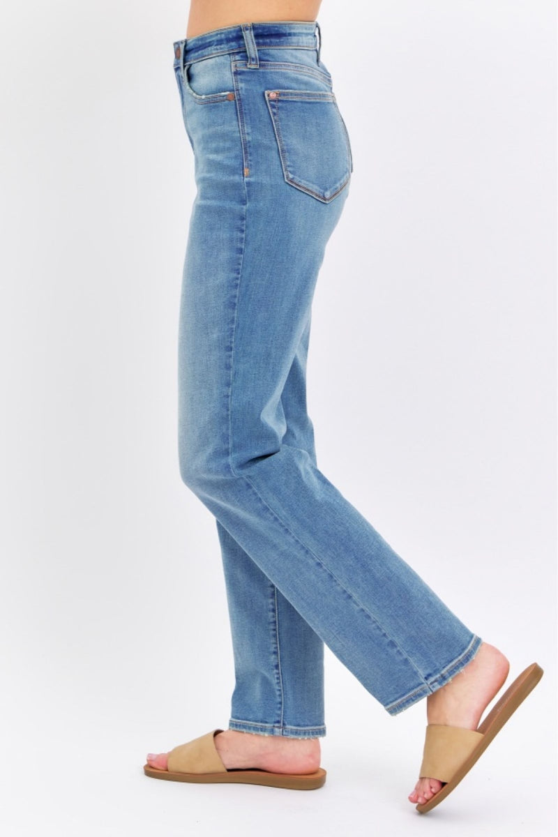 Cool & Chic Judy Blue Straight Jeans