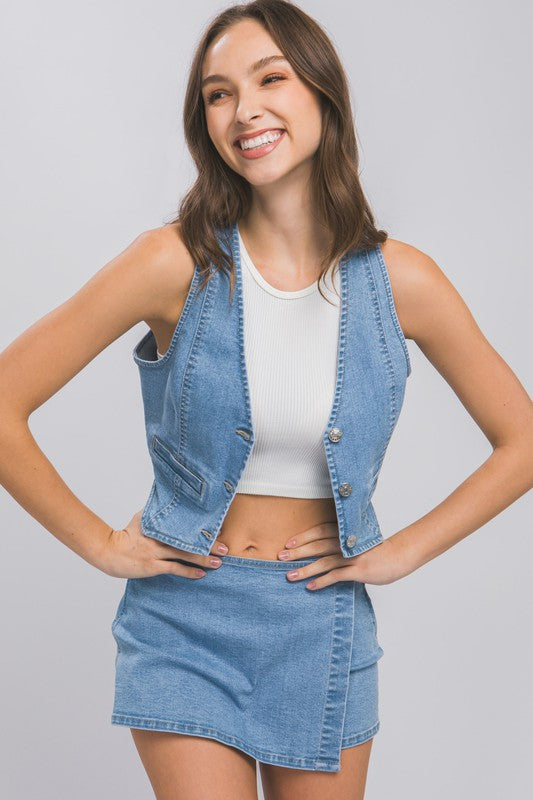 Shelly Buttoned Vest