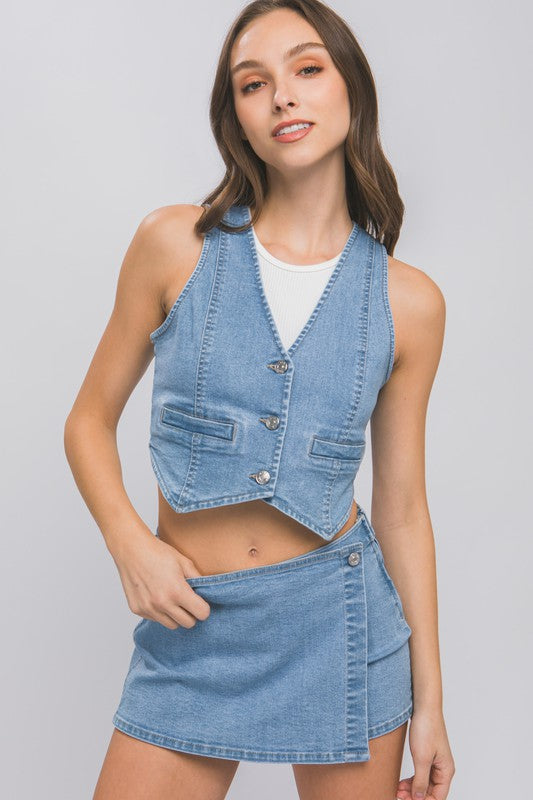 Shelly Buttoned Vest