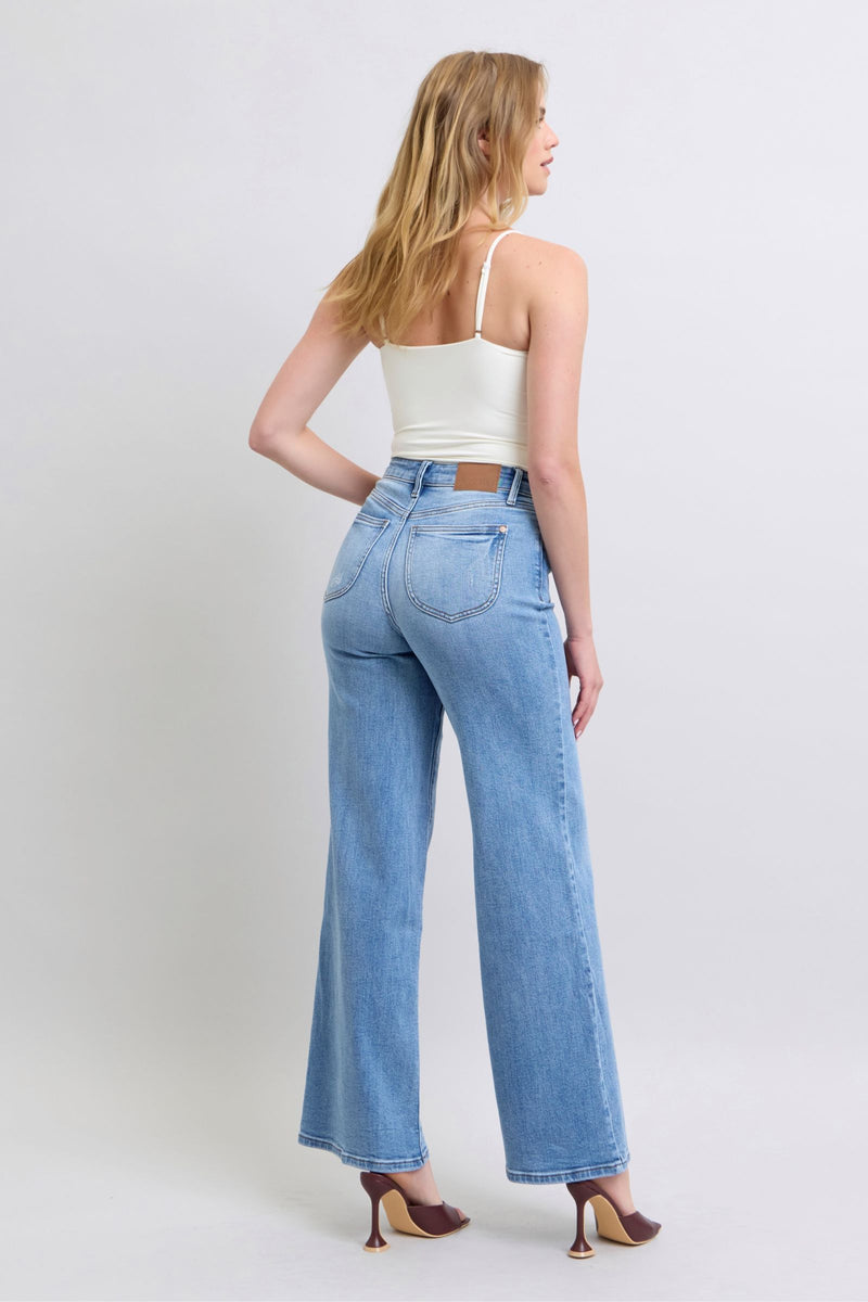 Hazel Wide Leg Judy Blue Jeans