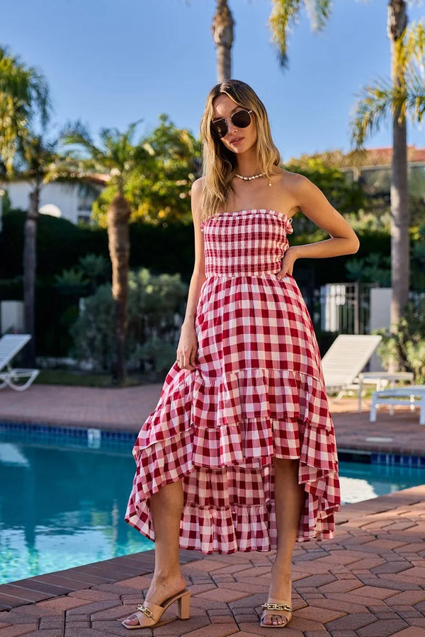 Bibi Strapless Dress - Bibi clothing 
