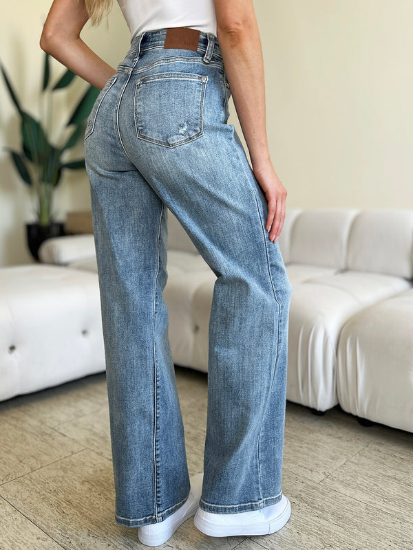 Judy Blue Mandy High Waist Straight Jeans