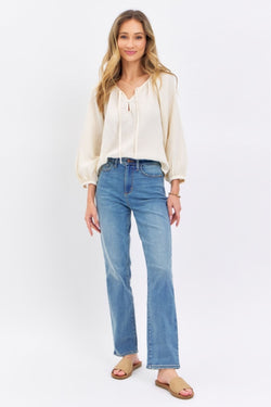 Cool & Chic Judy Blue Straight Jeans