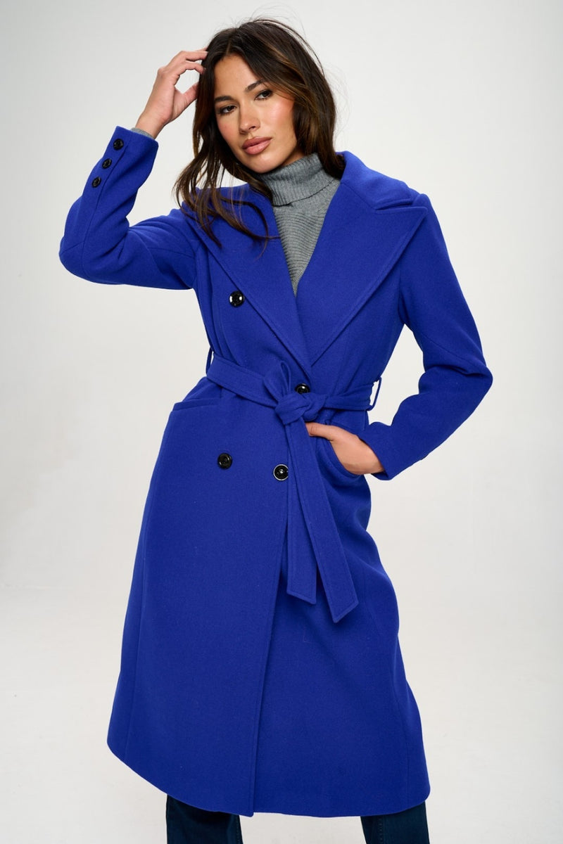 Longline Double Breasted Coat