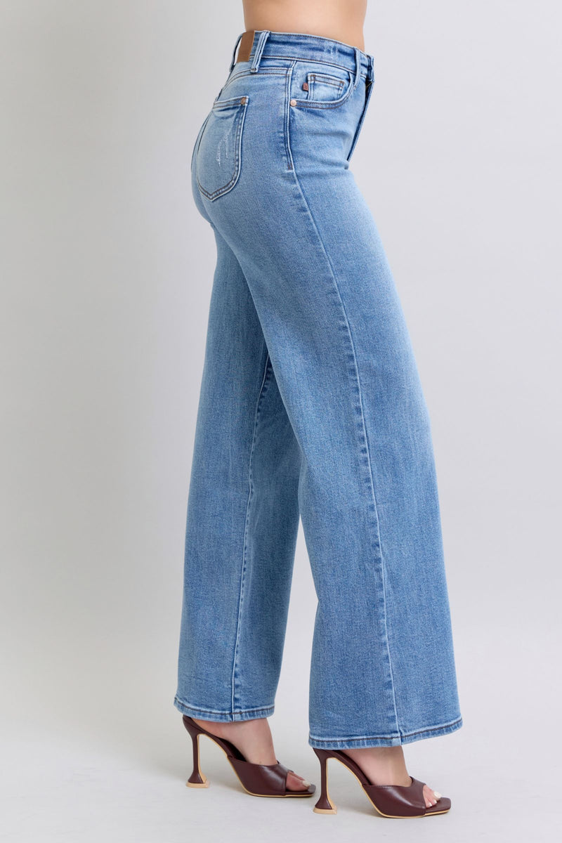 Hazel Wide Leg Judy Blue Jeans