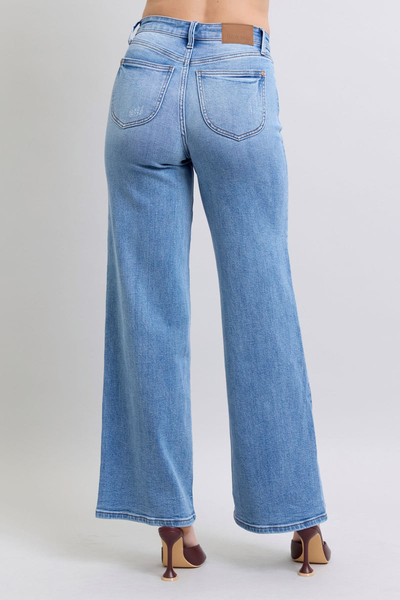 Hazel Wide Leg Judy Blue Jeans