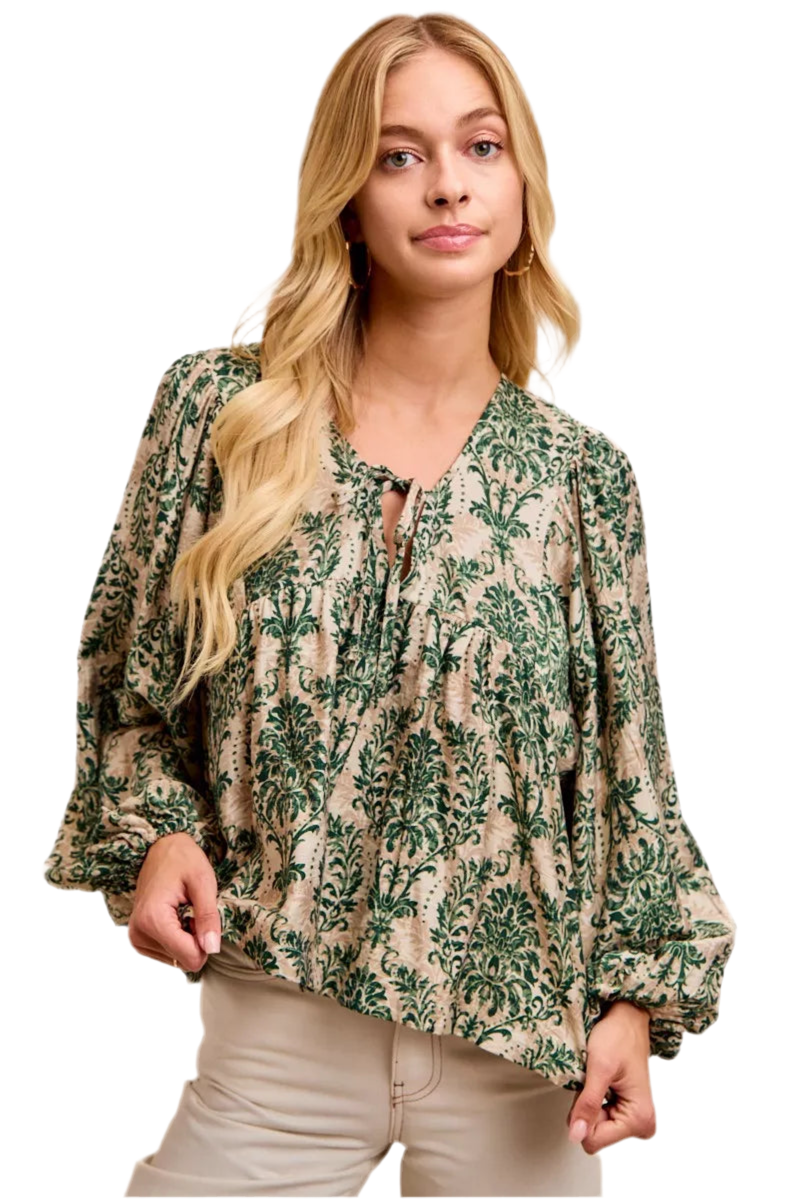 Lara Front Tied Blouse
