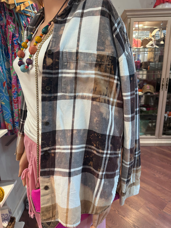 Upcycled UCF Flannel