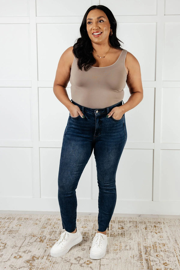 Judy Blue Tessa High Rise Step Hem Skinnies