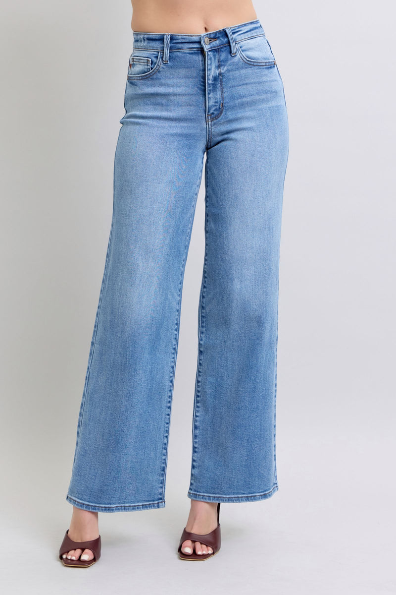 Hazel Wide Leg Judy Blue Jeans