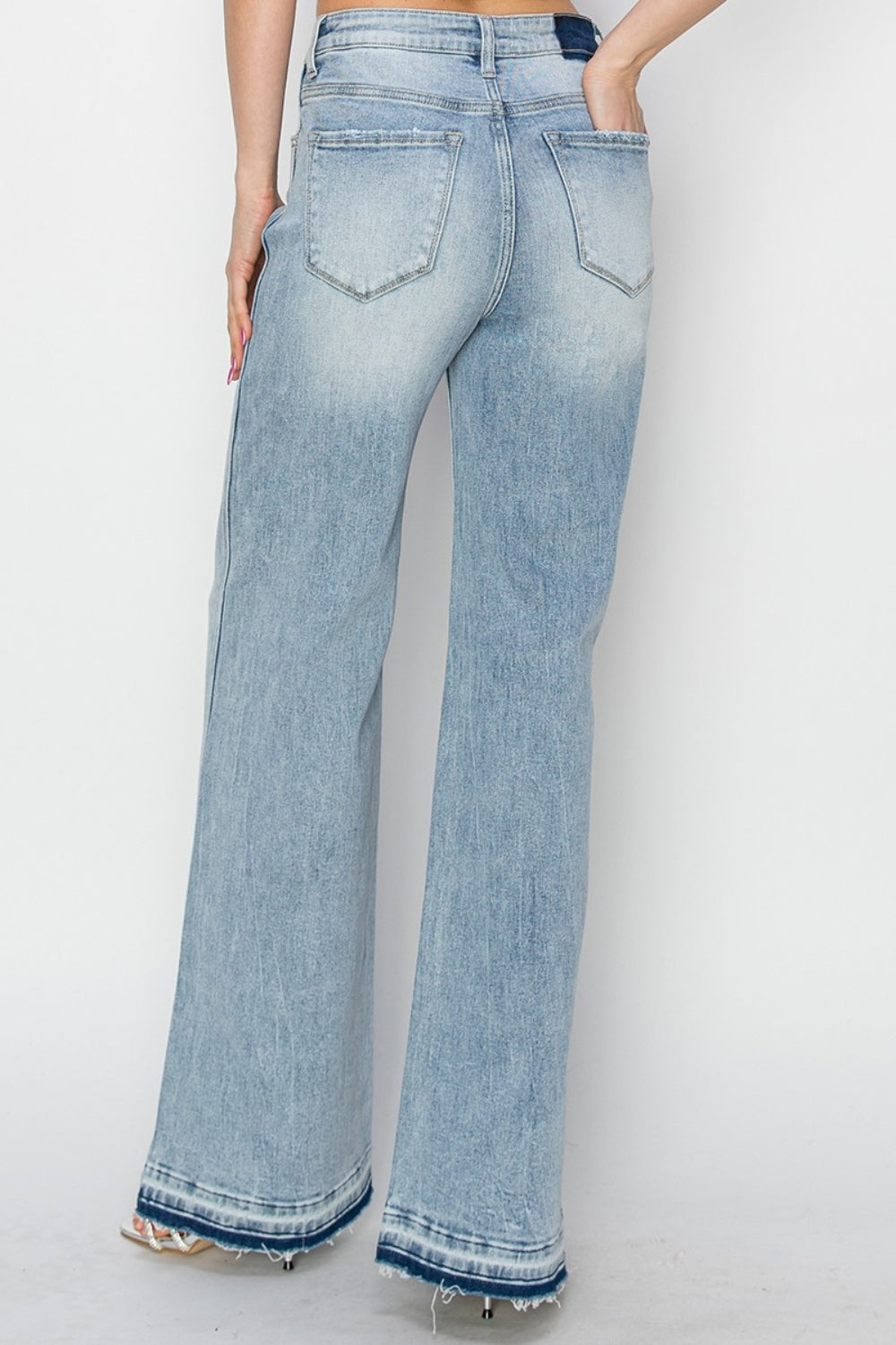 ボトムスその他 DEPARTMENT 5 Wide-leg Pop blue jeans with washed effect Hyped Up Wide Leg Jeans – Warehouse On Grove