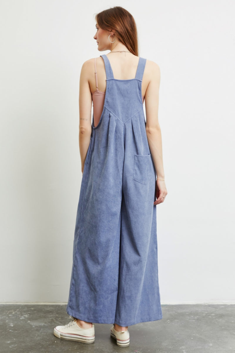 Lovely Morning Overalls with Pockets - $51