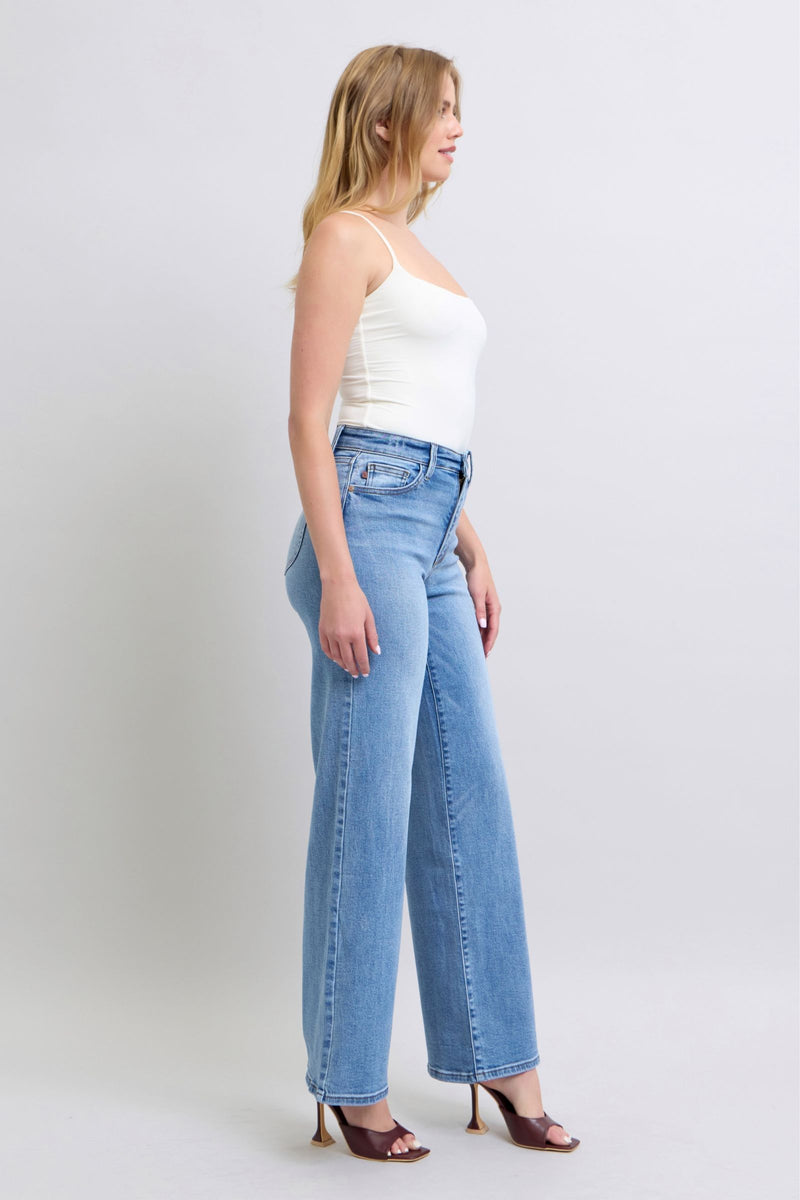 Hazel Wide Leg Judy Blue Jeans