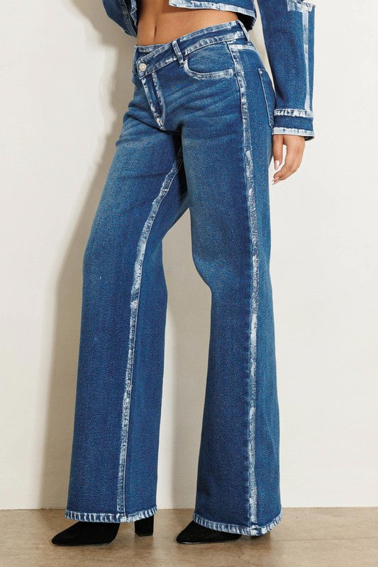 Perfectly Painted Jeans - $63