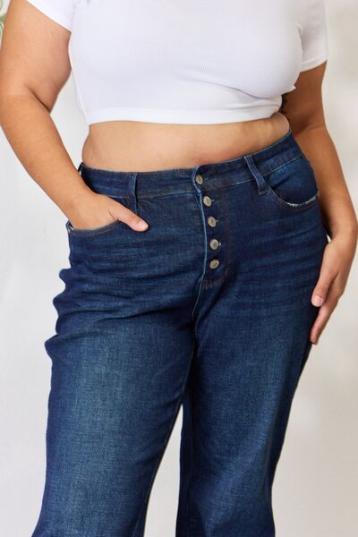 Judy Blue Parker Straight Jeans 31.5" Inseam - $62