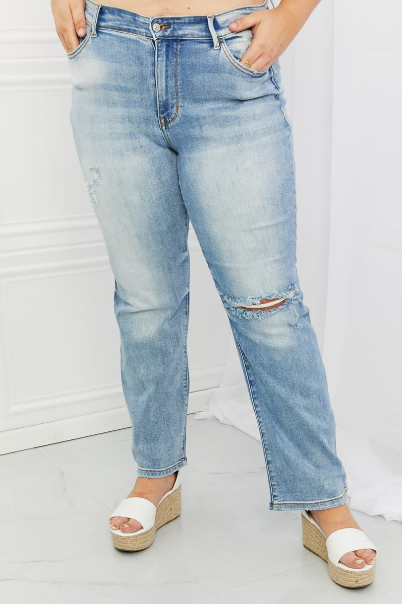 Judy Blue Natalie Straight Leg Jeans - $59