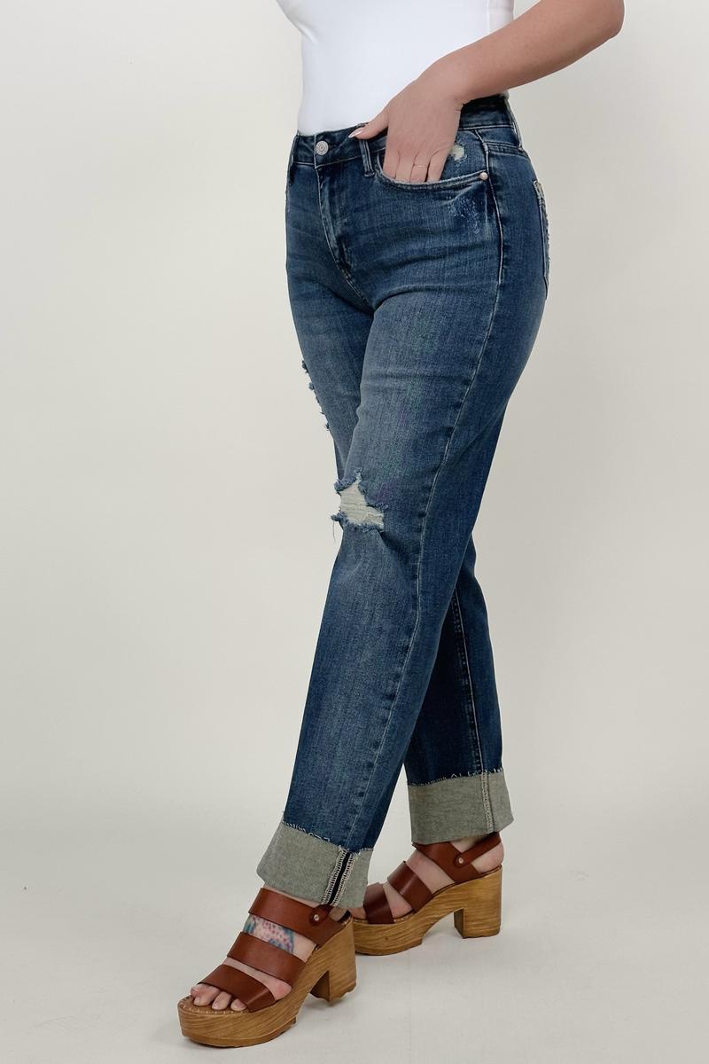 Judy Blue Mid-Rise Dad Jeans - $59
