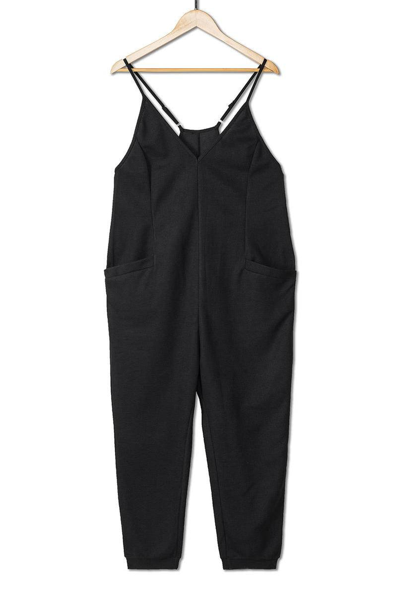 Wait For It Pocketed Jumpsuit - $32